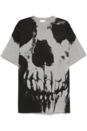 Alexander McQueen Tops, Heren, Veelkleurig, L, Katoen, Casual Katoenen T-shirt