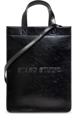 Stand Studio Tassen, Dames, Zwart, ONE Size, Leer, Sky Shopper Tas