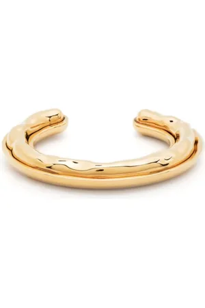 Jil Sander Accessoires, Dames, Geel, ONE Size, Gouden Armband - Model S