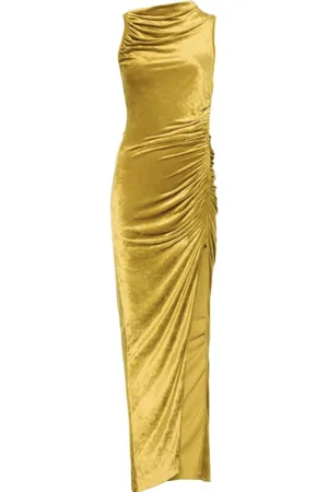 Rick Owens Kleedjes, Dames, Geel, M, Acid Gown