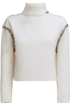 Marni Truien, Dames, Wit, M, Wol, Turtleneck Trui