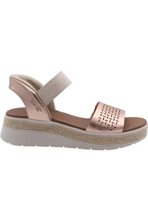 Skechers Schoenen, Dames, Roze, 37 EU, Strandsandalen voor zomerse dagen