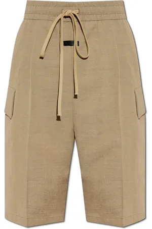 FEAR OF GOD Korte broeken, Heren, , S, Wol, Geplooide shorts