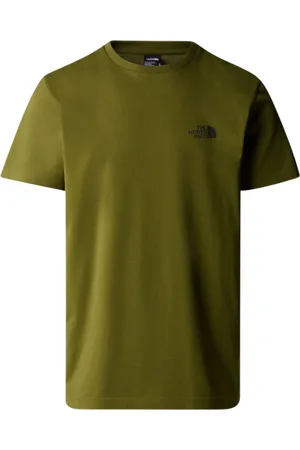 The North Face Tops, Heren, Groen, 2Xl, Katoen, Eenvoudige Dome Tee Shirt
