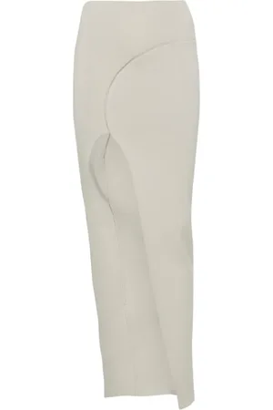 Rick Owens Rokken, Dames, Grijs, M, Pearl Theresa Rok