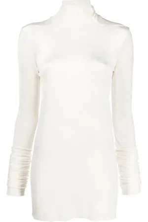 Rick Owens Tops, Dames, Wit, M, Long Sleeve Top