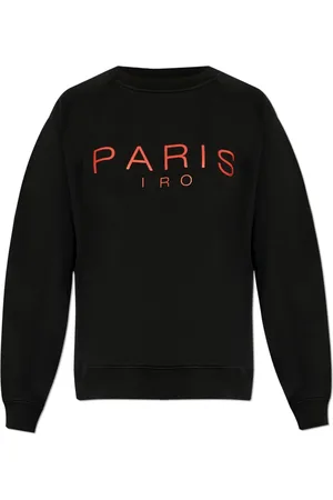 IRO Sweatshirts & Hoodies, Dames, Zwart, S, Katoen, Odie Sweatshirt