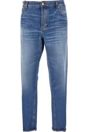 PT Torino Jeans, Heren, Blauw, W33, Katoen, Blauwe Jeans Reggae 5Pkt