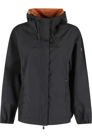 save the duck Jassen, Dames, Zwart, XL, Polyester, Zwarte Hoodie met trekkoord