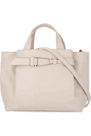 Coccinelle Tassen, Dames, Roze, ONE Size, Roze Leren Handtas met Afneembare Band