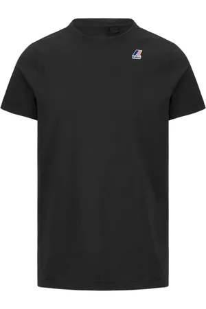 K-Way Tops, Heren, Zwart, 3Xl, Katoen, Klassieke Edouard T-shirt