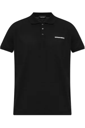 Dsquared2 Tops, Heren, Zwart, 3Xl, Katoen, Polo met logo