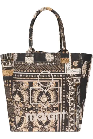 Isabel Marant Tassen, Dames, Veelkleurig, ONE Size, Katoen, Yenky Paisley Patroon Klassiek Ontwerp Tote