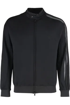 Y-3 Sweatshirts & Hoodies, Heren, Zwart, L, Volledige rits Techno Fabric Sweatshirt