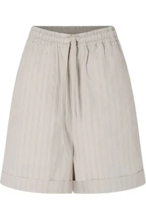 Soeur Korte broeken, Dames, Grijs, S, Katoen, Gestreepte Shorts