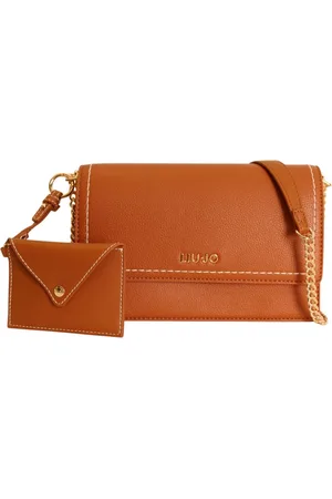 Liu Jo Tassen, Dames, Bruin, ONE Size, Stijlvolle Crossbody Handtas