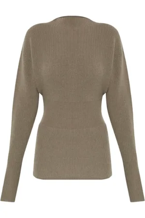 Rick Owens Truien, Dames, Bruin, M, Dafne Top Dust Turtleneck