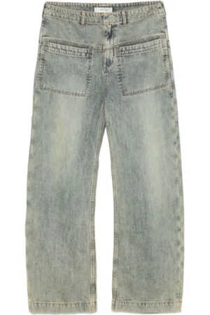 Entire Studios Jeans, Heren, Blauw, S, Denim, Denim Surface Wave Broek