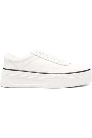 Jil Sander Schoenen, Dames, Wit, 38 EU, Leer, Witte Sneakers