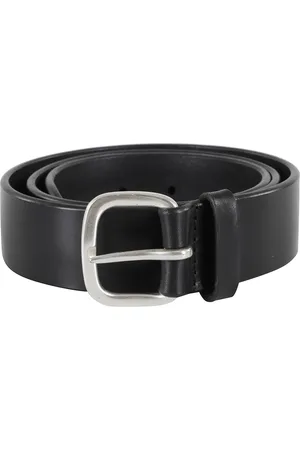 Orciani Accessoires, Heren, Zwart, 115 CM, Leer, Zwarte leren riem