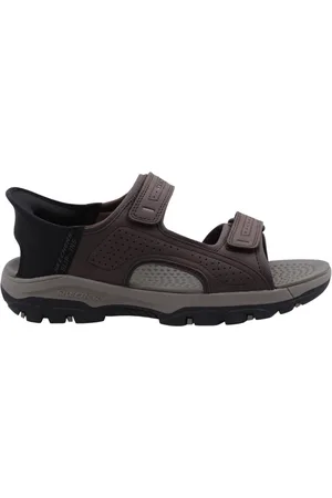 Skechers Schoenen, Heren, Bruin, 41 EU, Vishaak Sandal