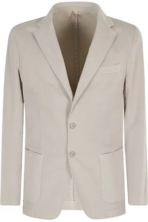 Biagio Santaniello Jassen, Heren, , L, Gestructureerde Trenchcoat