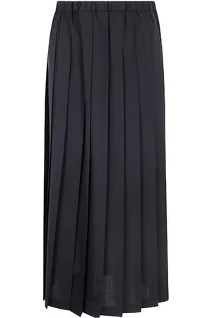 JUNYA WATANABE Rokken, Dames, Zwart, S, Geplooide Zwarte Rok