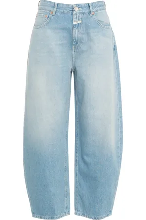 Closed Jeans, Dames, Blauw, W27, Katoen, Wide Leg Jazzie Jeans