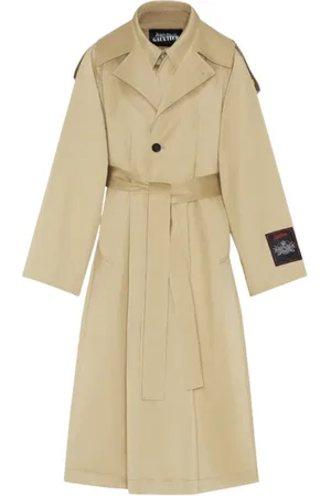 Jean Paul Gaultier Mantels, Dames, , M, Twill Deconstructed Trench Coat
