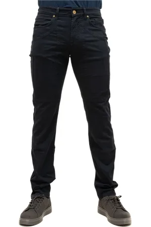 Jeckerson Jeans, Heren, Blauw, W32, Katoen, Skinny Fit Stretch Gabardine Broek