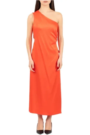 Max Mara Kleedjes, Dames, Rood, XS, Elegante Jurk Studio Collectie