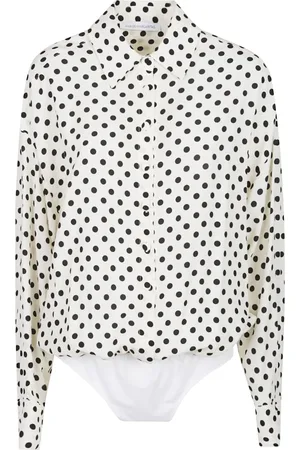 Mar De Margaritas Tops, Dames, Veelkleurig, M, Katoen, Casual Katoenen Body Shirt