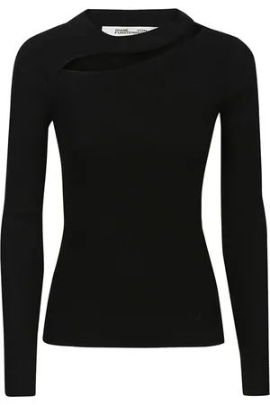 Diane von Furstenberg Tops, Dames, Zwart, M, Stijlvolle Tops voor elke gelegenheid