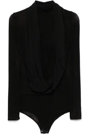 MAGDA BUTRYM Tops, Dames, Zwart, M, Elegante Zwarte Body