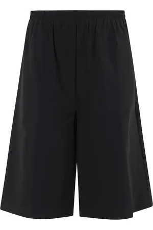 save the duck Korte broeken, Dames, Zwart, XS, Nylon, Zwarte Bermuda Heida Elastische Taille Shorts