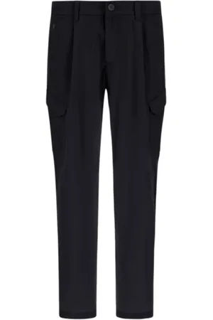 HERNO Broeken, Heren, Zwart, L, Polyester, Cargo broek voor mannen