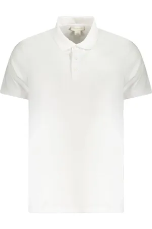 Calvin Klein Tops, Heren, Wit, XL, Katoen, Klassieke Witte Polo Shirt