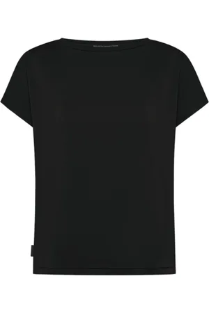 RRD Tops, Dames, Zwart, S, Zwarte T-shirts en Polos Oxford Stijl