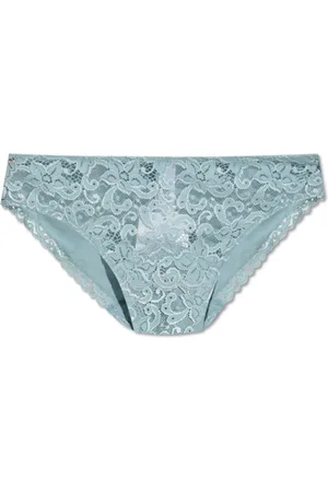 Hanro Ondergoed, Dames, Blauw, XS, Slipjes Moments