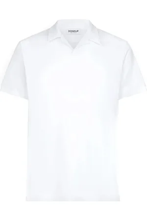 Dondup Tops, Heren, Wit, S, Stijlvolle Polo Shirts voor Mannen