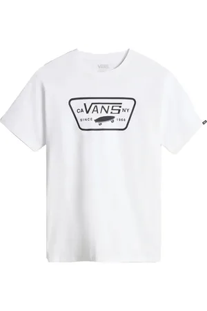 Vans Tops, Heren, Wit, M, Katoen, Full Patch T-shirt