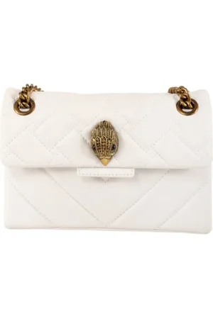 Kurt Geiger Tassen, Dames, Wit, ONE Size, Stijlvolle Leren Tas