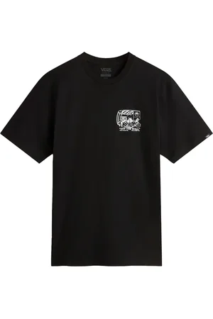 Vans Tops, Heren, Zwart, L, Katoen, Next Stop SS Grafisch T-shirt