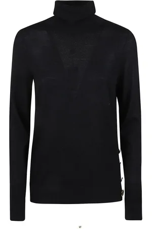 Michael Kors Truien, Dames, Zwart, M, Stijlvolle Sweaters voor een chique look
