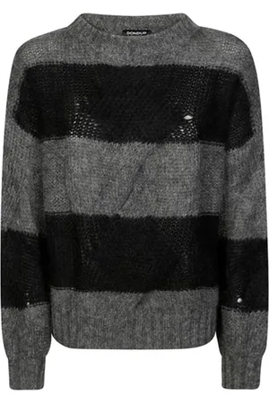 Dondup Truien, Dames, Grijs, S, Stijlvolle Sweaters voor elke gelegenheid