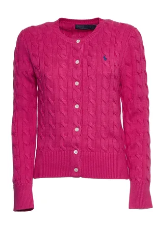 Ralph Lauren Truien, Dames, Roze, L, Regatta Sweater met Geborduurde Pony