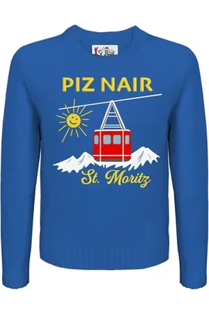 MC2 SAINT BARTH Truien, Heren, Blauw, M, Stijlvolle Sweaters voor elke gelegenheid