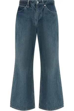 Jil Sander Jeans, Dames, Blauw, W28, Katoen, Straight leg jeans