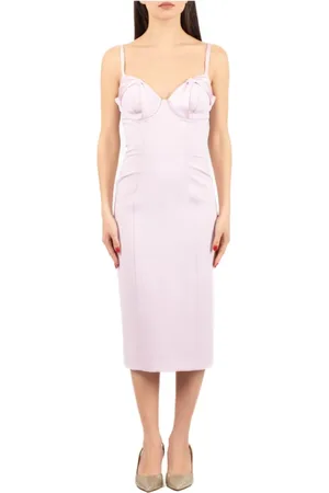 Elisabetta Franchi Kleedjes, Dames, Roze, L, Elegante Jurk van