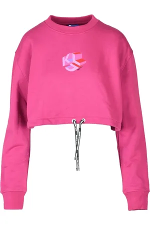 Karl Lagerfeld Sweatshirts & Hoodies, Dames, Roze, XS, Katoen, Sweatshirt
